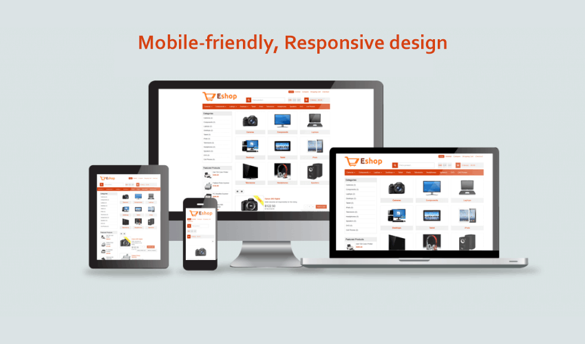 Mobile-friendly, Responsive design